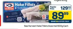 Pick n Pay Sea Harvest Hake Fillets Assorted 600g Each offer