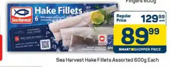 Pick n Pay Sea Harvest Hake Fillets Assorted 600g Each offer