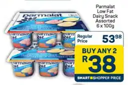 Pick n Pay Parmalat Low Fat Dairy Snack Assorted 6 x 100g offer