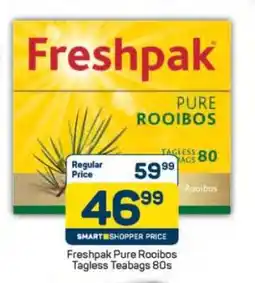 Pick n Pay Freshpak Pure Rooibos Tagless Teabags 80s offer