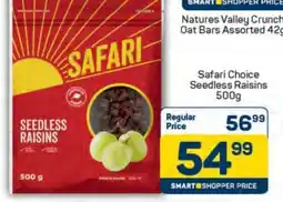 Pick n Pay Safari Choice Seedless Raisins 500g offer