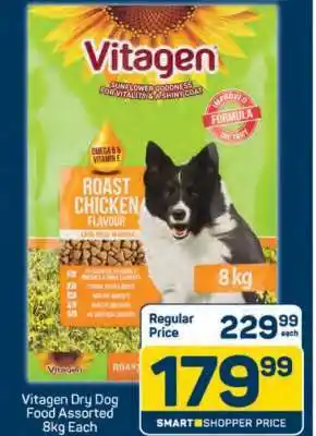 Pick n Pay Vitagen Dry Dog Food Assorted 8kg Each offer