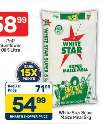 Pick n Pay White Star Super Maize Meal 5kg offer