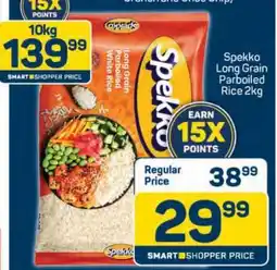 Pick n Pay Spekko Long Grain Parboiled Rice-2Kg offer