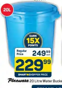 Pick n Pay Pineware 20 Litre Water Bucket offer