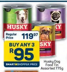 Pick n Pay Husky Dog Food Tin Assorted 775g offer