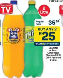 Pick n Pay Hypermarket Sparletta or Twist Carbonated Flavoured Soft Drink offer