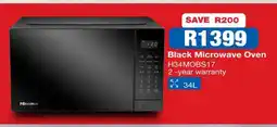 OK Furniture Hisense Black Microwave Oven offer