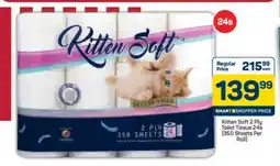 Pick n Pay Hypermarket Kitten Soft 2 Ply Toilet Tissue 24s offer