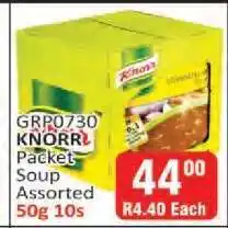 KitKat Cash and Carry Knorr Packet Soup Assorted offer