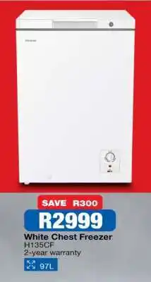OK Furniture White Chest Freezer offer