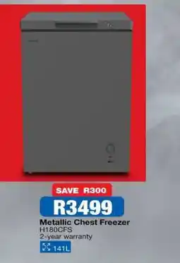 OK Furniture Metallic Chest Freezer offer