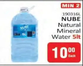 KitKat Cash and Carry NUBE Natural Mineral Water 5lt offer