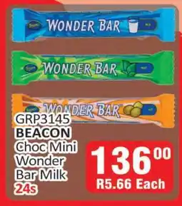 KitKat Cash and Carry BEACON Choc Mini Wonder Bar Milk 24s offer