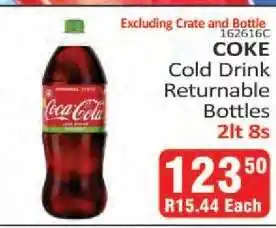 KitKat Cash and Carry COKE Cold Drink Returnable Bottles offer