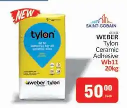 KitKat Cash and Carry WEBER Tylon Ceramic Adhesive Wb11 20kg offer