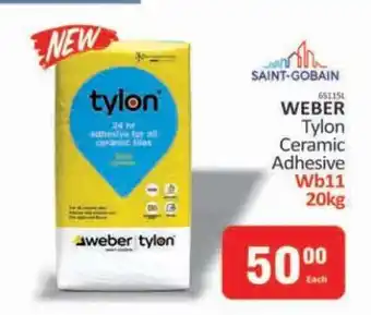 KitKat Cash and Carry WEBER Tylon Ceramic Adhesive Wb11 20kg offer