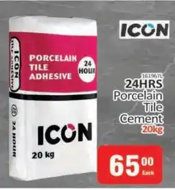 KitKat Cash and Carry ICON 24HRS Porcelain Tile Cement 20kg offer