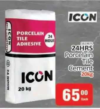 KitKat Cash and Carry ICON 24HRS Porcelain Tile Cement 20kg offer