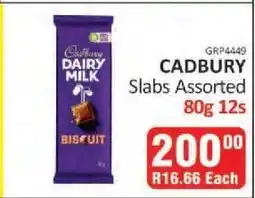 KitKat Cash and Carry CADBURY Slabs Assorted 80g 12s offer