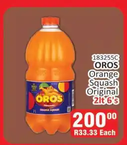 KitKat Cash and Carry OROS Orange Squash Original 2lt 6's offer