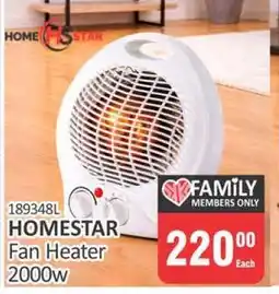KitKat Cash and Carry HOMESTAR Fan Heater 2000w offer