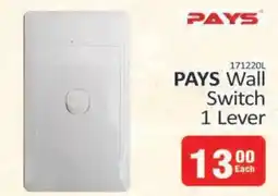 KitKat Cash and Carry PAYS Wall Switch 1 Lever offer