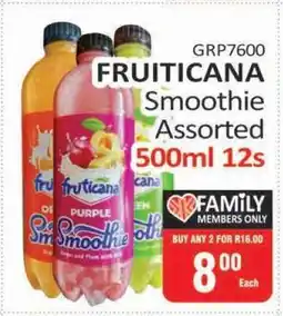 KitKat Cash and Carry FRUITICANA Smoothie Assorted offer