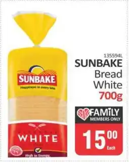 KitKat Cash and Carry SUNBAKE Bread White 700g offer