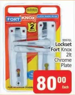 KitKat Cash and Carry Lockset Fort Knox 2lt Chrome Plate offer