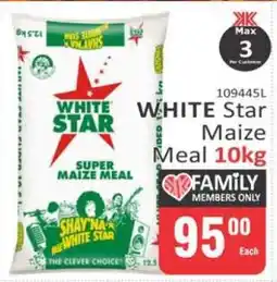 KitKat Cash and Carry WHITE Star Maize Meal 10kg offer