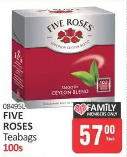 KitKat Cash and Carry FIVE ROSES Teabags 100s offer