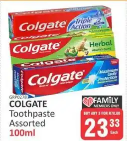 KitKat Cash and Carry COLGATE Toothpaste Assorted 100ml offer