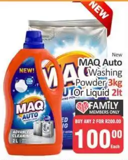KitKat Cash and Carry MAQ Auto Washing Powder or Liquid offer