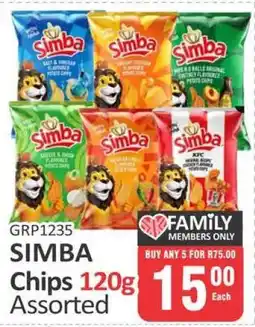 KitKat Cash and Carry SIMBA Chips 120g Assorted offer