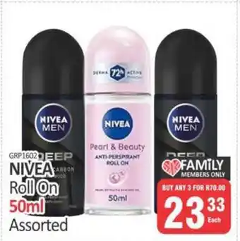 KitKat Cash and Carry NIVEA Roll On 50ml offer