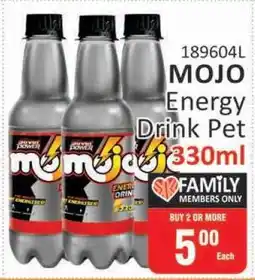 KitKat Cash and Carry MOJO Energy Drink Pet offer