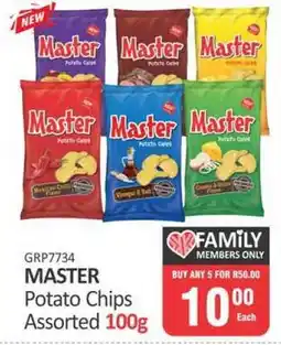 KitKat Cash and Carry MASTER Potato Chips Assorted 100g offer