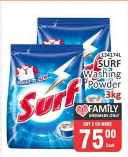 KitKat Cash and Carry SURF Washing Powder 3kg offer