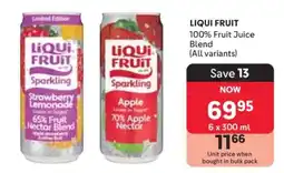 Makro LIQUI FRUIT 100% FRUIT JUICE BLEND all variants offer