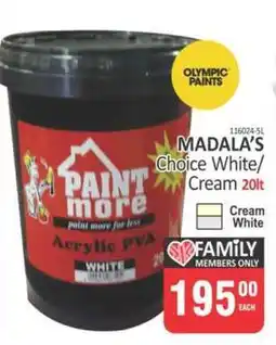 KitKat Cash and Carry MADALA’S Choice White/Cream 20lt offer