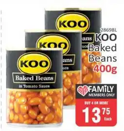 KitKat Cash and Carry KOO Baked Beans 400g offer