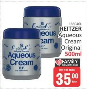KitKat Cash and Carry REITZER Aqueous Cream Original 500ml offer