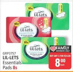 KitKat Cash and Carry LIL-LETS Essentials Pads 8s offer