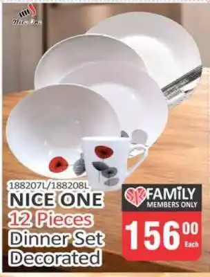 KitKat Cash and Carry NICE ONE 12 Pieces Dinner Set Decorated offer