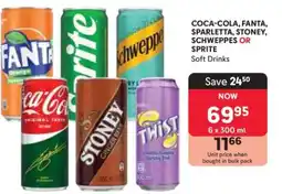 Makro COCA-COLA, FANTA, SPARLETTA, STONEY, SCHWEPPES OR SPRITE offer