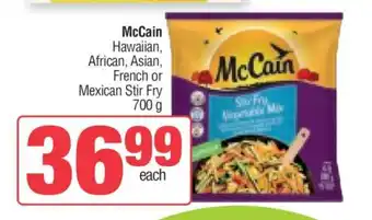 Spar McCain Stir Fry offer