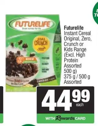 Spar Futurelife Instant Cereal offer