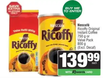 Spar Nescafé Ricoffy Original Instant Coffee offer