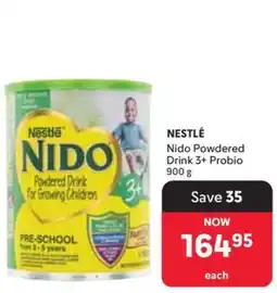 Makro NESTLÉ Nido Powdered Drink 3+ Probio 900 g offer
